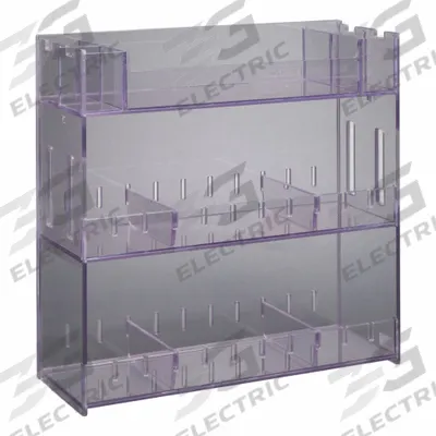 POLTEX Lab Bulk Bin: 6 1/2 in Overall Wd, 18 3/8 in Overall Ht, 18 3/4 in Overall Lg - Lab Organizers