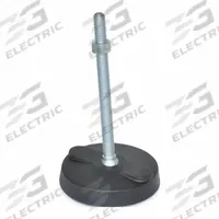 JW WINCO Male-End Leveling Mount: Swiveling Stud, 3/4"-10 Thread Size, 3.15 in, 5,000 lbf Capacity (MPN 11T6WP5). Key specifications — Finish: Zinc-Plated; Base Shape: Round; Load Capacity: 5,000 lbf; Mounting Holes: Mounting Holes Not Included.