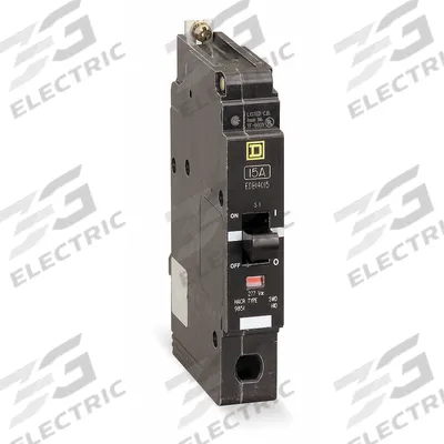 SQUARE D Miniature Circuit Breaker: 30 A, 277V AC, Single Phase, 18kA at 120/240V AC - EDB & EGB Series, Bolt-On Square D Miniature Circuit Breakers