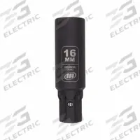 INGERSOLL RAND Impact Socket: Metric, 16 mm Socket Size, 6-Point, Deep, 2 61/64 in Overall Lg (MPN DXS2SM16L). Key specifications — attr1215501: INGERSOLL RAND; attr1215515: Manganese Phosphate; attr1215518: 16 mm.