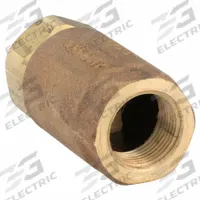 APOLLO Ball Cone Spring Check Valve: Ball, Inline Valve Body, Bronze, 3 in Pipe Size, FNPT x FNPT (MPN 6110001). Key specifications — Ball Material: RPTFE; Brand: APOLLO.