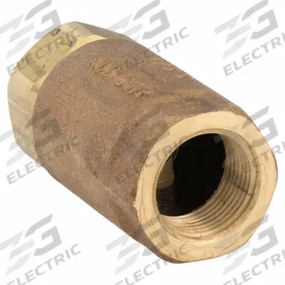 APOLLO Ball Cone Spring Check Valve: Ball, Inline Valve Body, Bronze, 3 in Pipe Size - Bronze Ball Check Valves