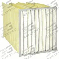 GRAINGER Pocket Air Filter: 24 in x 24 in x 22 in, MERV 15, Yellow, Synthetic, 10 Pockets (MPN 911TC9). Key specifications — Display Sell UOM: EA; Brand: GRAINGER; Media Material: Synthetic; Performance Rating: MERV 15.