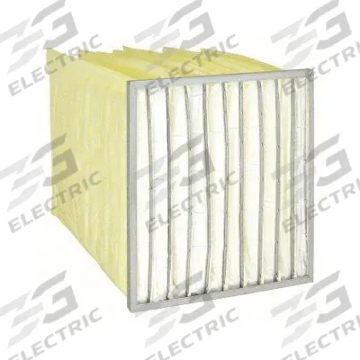 GRAINGER Pocket Air Filter: 24 in x 24 in x 22 in, MERV 15, Yellow, Synthetic - MERV 15 Pocket Air Filters