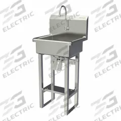 SANI-LAV Wash Station: 43 1/2 in Overall Ht, 17 in Bowl Lg, 7 in Bowl Dp, 0.5 gpm Flow Rate, 16 ga (MPN 725FK2.5). Key specifications — Includes Side Splash: Side Splash Not Included; Brand: SANI-LAV.
