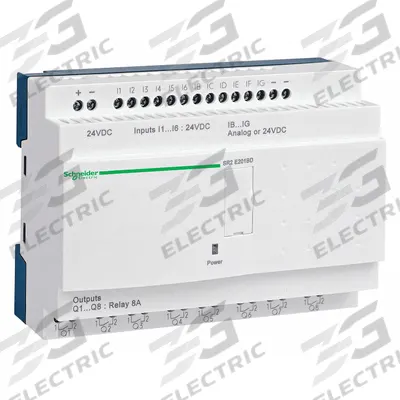 SCHNEIDER Compact Smart Relay: (12) Resistive, (8) Relay - Schneider Zelio Series Smart Relays