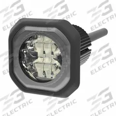 CODE 3 Warning Light: Emergency Vehicle Perimeter Light, Green, 15.1 W Watt, Clear, SAE J595 Class 1 (MPN MICROPAK-G). Key specifications — Brand: CODE 3; Lens Color: Clear; Number of Flash Patterns: 29; Installation Type: Permanent; Operating Voltage: 12-24V.