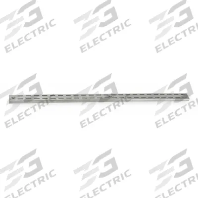 APPROVED VENDOR Double Slotted Standard: Double, 1 1/4 in x 1/2 in x 48 in, Zinc-Plated - Surface-Mount Slotted Standards