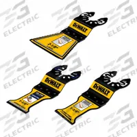 DEWALT Oscillating Tool Blade Set: 3 Blades, Semi-Circular, Universal Open-Back Connection, DEWALT (MPN DWA423RSET). Key specifications — attr1140173: DWA4258; attr1097629: DEWALT; attr1097591: DEWALT.