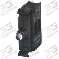 EATON Lamp Module: 22 mm Size, White, LED, 30 V AC/DC Rating, No Transformer (MPN M22-LED-W). Key specifications — Compatible Operator: Push Button; Compatible with Series: M22; Terminal Connection Type: Screw Terminals; Brand: EATON; Manufacturer Part Number: M22-LED-W; Includes Bulb: Bulb Included.