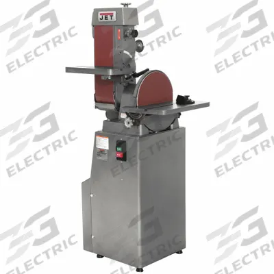 JET Belt and Disc Sander: For Metal, 115 V, Single-Phase, 1 1/2 hp, 6 in x 48 in Belt - Floor Standing Belt & Disc Machines
