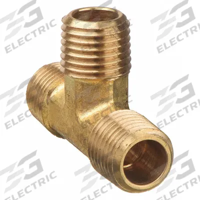 APPROVED VENDOR Metal Pipe Tee: Tee, 1/4 in x 1/4 in x 1/4 in, Class 150 - Low-Pressure Threaded Pipe Fittings
