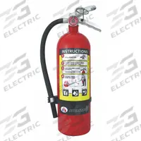BADGER Fire Extinguisher: 5.5 lb Extinguisher Capacity, 3A:40B:C, Monoammonium Phosphate (MPN ADV-550). Key specifications — Brand: BADGER.
