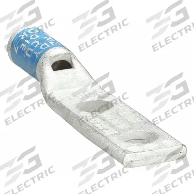 BURNDY Compression Lug: For 6 AWG, Stranded Wire, #10 Stud Size, Std - Two-Hole Compression Lugs