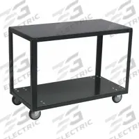 JAMCO Work Table: Fixed Ht, Steel, 48 in x 24 in, 800 lb Overall Load Capacity (MPN FW248U405BL). Key specifications — Sub-brand: Jamco; Unit Type: Not Expandable or Modular; For Environment: Industrial; Assembly: Fully Assembled; Wheel Material: Urethane; Frame Material Finish: Powder Coated; Mobility: Casters; Height Adjustability: Fixed Height.