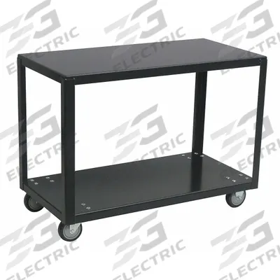 JAMCO Work Table: Fixed Ht, Steel, 48 in x 24 in - Steel-Top Mobile Worktables