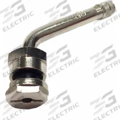 HALTEC Truck Valve: Grommet Seal Valve, Clamp-In, 60° Valve Stem Angle, L-Shape, Std Bore Valve Size (MPN TV-554D). Key specifications — Valve Type: Clamp-In; Thread Size: 0.305-32; Valve Shape: L-Shape; Color: Brass; Product Type: Grommet Seal Valve; Compatible Vehicle Type: Trucks; Material: Metal; Brand: HALTEC.