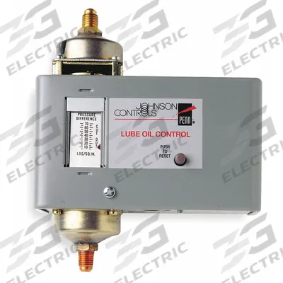 JOHNSON CONTROLS Mechanical Lube Oil Pressure Control: 8 psi to 70 psi, 90 sec Delay - Mechanical Lube Oil Pressure Controls
