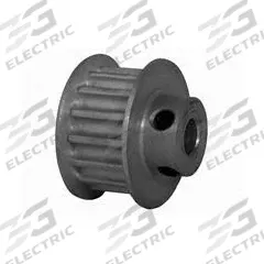 DAYTON Timing Pulley: Modified Curvilinear, Fixed, For GT Timing Belt Section, For 9 mm Belt Wd (MPN 15-5P09-6FA3). Key specifications — Brand: DAYTON; Finish: Clear Anodized; For Belt Series: Powerhouse®.