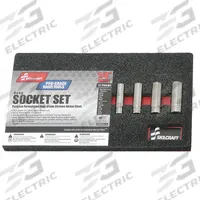 ABILITY ONE Socket Set: 1/4 in Drive, 10 Piece, 12-Point/6-Point, SAE, 3/16 in to 9/16 in (MPN 5120-01-429-3625). Key specifications — attr1224269: 1/4 in; attr1204685: Tether Ready; attr1204650: 3/16 in to 9/16 in; attr1204673: Socket Bits Not Included; attr1204688: ABILITY ONE; attr1206170: Deep Sockets.