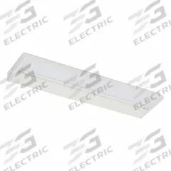LED Under Cabinet: 14 in Lg, 437 lm, 2700K/3000K/4000K, 6.7 W, Plug-In or Hardwired, White, Aluminum (MPN NLLP2-14WH). Key specifications — attr1262778: 120V AC; attr1262749: Plug-In or Hardwired; attr1262754: Integrated LED; attr1262758: Aluminum; attr1262760: Yes; attr1262765: LED; attr1262776: High/Low; attr1262780: 3000K.