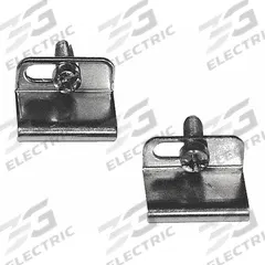 HOFFMAN Clamp Kit: Repl Clamps for Clamp-Cover Enclosures, Steel (MPN AL17). Key specifications — Finish: Plated; Brand: HOFFMAN; Accessory Type: Clamp Kit; Application: Replacement Clamps for Clamp-Cover Enclosures; Material: Steel.