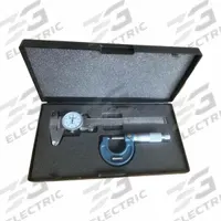 WESTWARD Precision Measuring Tool Kit: 2 Pieces, Dial Caliper, 0 in to 6 in Caliper Range (MPN 825P92). Key specifications — attr1182219: WESTWARD; attr1182229: Dial Caliper; attr1182230: 0 in to 6 in; attr1182232: 0 in to 1 in; attr1182234: No; attr1182258: (1) Outside Micrometer; attr1182231: Mechanical Outside Micrometer.
