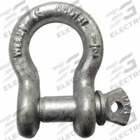 APPROVED VENDOR Anchor Shackle: Anchor Shackle, 4,000 lb Working Load Limit, Carbon Steel, Silver (MPN 55AY08). Key specifications — Body Color: Silver; Brand: APPROVED VENDOR.
