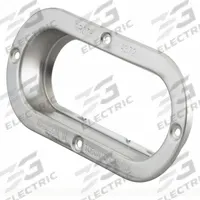 GROTE Flange, Stainless Steel: Steel, 7 7/8 in Lg, 7/8 in Ht, 3 19/32 in Wd (MPN 43723). Key specifications — Brand: GROTE; Material: Steel.