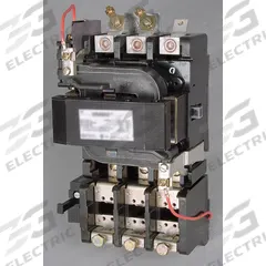 GE Magnetic Motor Starter: Non-Reversing, 3 Poles, NEMA Size 3, 90 A, 480V AC Coil (MPN CR306E104). Key specifications — Brand: GE; Coil Voltage: 480V AC; Phase: Three; Signaling Features: Pilot Light; Thermal Units Required: 3 Melting Alloy Units (Not Included).