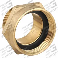 MOON AMERICAN Fire Hose Adapter: 1 in Compatible Pipe Size, NH X NPT, Straight, Brass, Female x Male (MPN 357-1021061). Key specifications — attr660750: NH X NPT; attr660755: 1 in x 1 in.