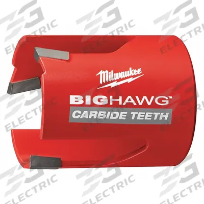 MILWAUKEE Hole Cutter: 2 1/4 in Saw Dia., 3 Teeth, 2 1/8 in Max. Cutting Dp - Wood-Cutting Hole Cutters without Arbor