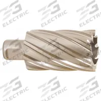SLUGGER BY FEIN Annular Cutter: 50 mm Cutter Dia, 2 in Max Cutting Dp, Bright, High Speed Steel (MPN 63134499002). Key specifications — attr253884: No; attr253885: Bright; attr253886: High Speed Steel; attr253887: Weldon Flat; attr253888: Metric; attr277149: SLUGGER BY FEIN.