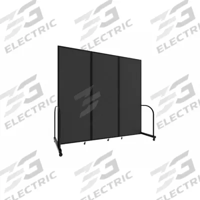 SCREENFLEX Welding Screen: 90 in Ht, 103 in Wd - Mobile Welding Screens