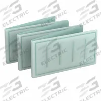GRAINGER Link Air Filter: 24 in x 24 in x 1 in, 24 in Section Wd, 6 Sections, 2 Ply, MERV 8 (MPN 2GHT6). Key specifications — Performance Rating: MERV 8; Brand: GRAINGER; Media Material: Synthetic.