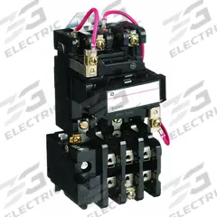 GE Magnetic Motor Starter: Non-Reversing, 3 Poles, NEMA Size 1, 27 A, 480V AC Coil (MPN CR306C004). Key specifications — Brand: GE; Coil Voltage: 480V AC; Phase: Three; Signaling Features: Pilot Light; Thermal Units Required: 3 Melting Alloy Units (Not Included).