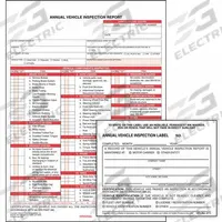 JJ KELLER Annual Vehicle Inspection Report/Label: Carbon, Annual Vehicle Inspection Report, 3-Ply (MPN 471). Key specifications — Manufacturer Part Number: 471; Language: English; Brand: JJ KELLER; Format: Snap-Out; Form Type: Annual Vehicle Inspection Report; Includes Carbon: Carbon; Ply Count: 3-Ply; Standards: DOT Compliance.