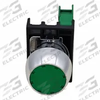 DAYTON Flush Push Button Operator: Non-Illuminated, Flush Profile, Metallic, 22 mm, 1NO (MPN GGS_116332). Key specifications — Brand: DAYTON; Action: Momentary; Push Button Material Type: Metallic.