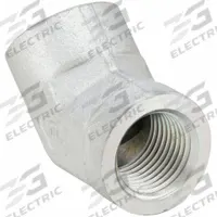 PARKER Metal Pipe Elbow: 1 in x 1 in, Female NPT Threaded x Female NPT Threaded, 1,800 psi, Steel (MPN 1 DD45-S). Key specifications — Maximum Operating Pressure: 1,800 psi; (DO NOT SEND) Manufacturer Location: Globally Sourced.