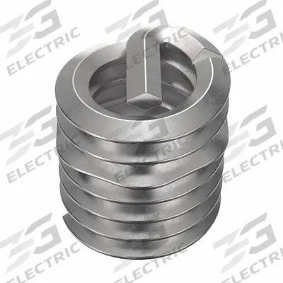 HELI-COIL Helical Insert: Tanged Tang Style, Screw-Locking, 1/4"-20 Thread Size, Plain - Screw-Locking Tanged Helical Inserts