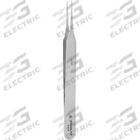 EXCELTA Tweezers: Stainless Steel, Point, Straight Tip, 0.003 in Tip Thick (MPN 4-SA). Key specifications — attr1002355: Stainless Steel; attr1002345: EXCELTA; attr1002348: Stainless Steel; attr1002358: Smooth; attr1002361: 4-SA; attr1024781: Standard.