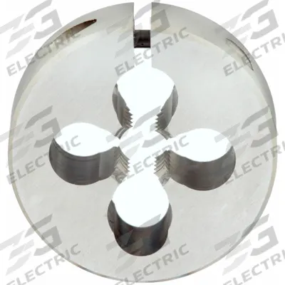 OSG Round Threading Die: #6-32 UNC, 13/16 in OD, Solid, High Speed Steel (MPN 2727400) - Solid Round Threading Dies