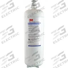 3M Quick-Connect Water Filter: 5 micron, 1 gpm, 35,000 gal, 22 in Overall Ht, 4 7/8 in Overall Dia (MPN HF65-CLX). Key specifications — Reduces: Chlorine Taste; Filter Media: Activated Carbon.
