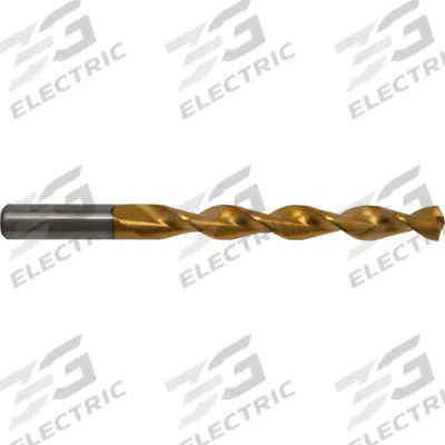 CHICAGO-LATROBE Jobber Length Drill Bit: #46, 135° Split Point, TiN-Coated HSS - Chip-Clearing High-Speed Steel Jobber-Length Drill Bits