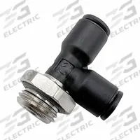 LEGRIS Push-Fit Tee Fitting: 4 mm Pipe x 4 mm OD x 1/4 in Pipe Size, BSPP x Push-to-Connect x MBSPP (MPN 3193 04 13). Key specifications — Brand: LEGRIS; Thread Size A: 1/4".