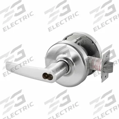 CORBIN Door Lockset: Classroom Lever Locksets, Chrome, ADA Compliant
