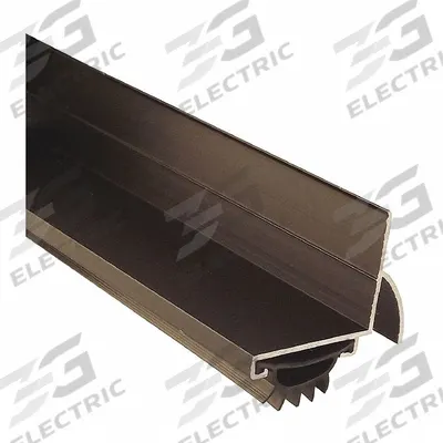 PEMKO Door Shoe: Aluminum, 36 in Lg, 1 1/4 in Wd - Door Shoes