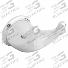 MASON Robe Hook: 1 7/8 in x 2 1/4 in x 3 3/4 in, Zinc, Chrome-Plated, 30 lb Wt Capacity (MPN YB8003CH). Key specifications — Finish: Chrome-Plated; Brand: MASON; Material: Zinc.