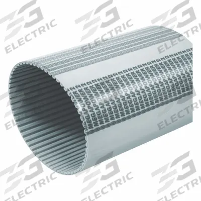 MEGADYNE Timing Belts: Megapower, 0.5 in Pitch, 3/4 in Top Wd, 330H075US, 66 Teeth - H Section Trapezoidal Timing Belts