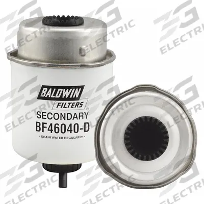 BALDWIN FILTERS Fuel Filter Element: Cartridge, 5 7/16 in Overall Lg, 3 1/8 in Outside Dia - Can-Type Fuel/Water Separators